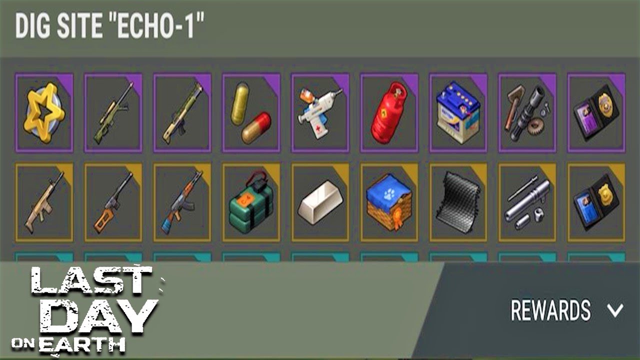 REWARDS DIG SITE ECHO - SEASON 21 - Last Day On Earth - LDOE