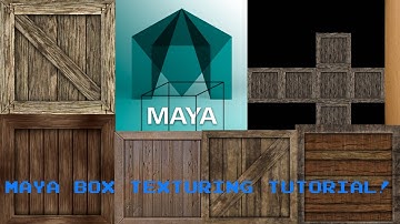 Maya 2017 Simple Box texturing tutorial