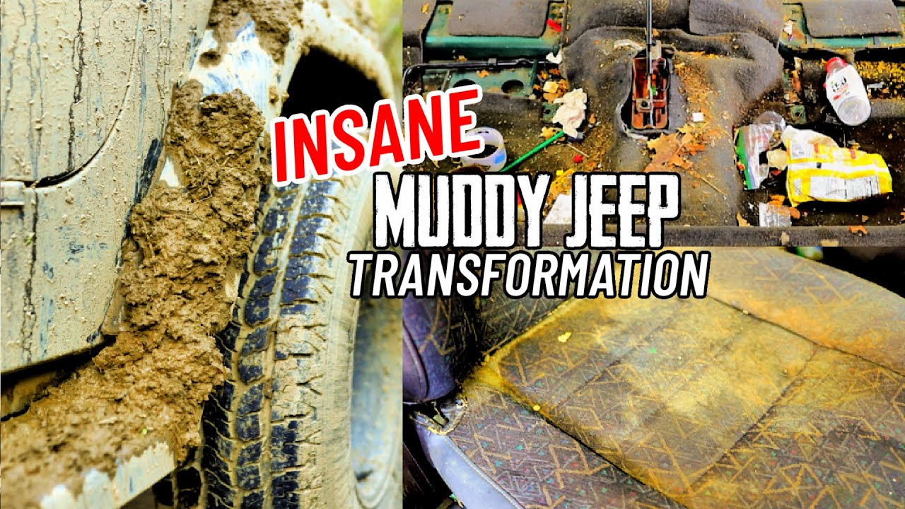 Полное Преобразование Детализации Автомобиля Бедствия! Самый мерзкий грязный джип за всю историю!