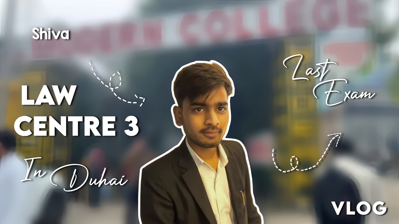 Final day of my Law  College Exam | Modern Law College ⚖️ | Exploring Law centre in Duhai 
