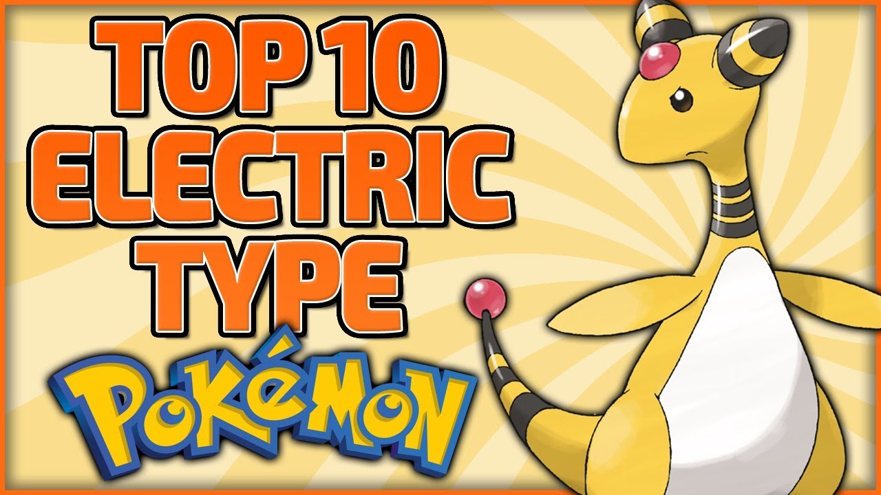 Top 10 favourite electric type Pokémon.