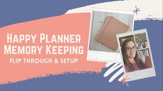 Happy Planner Memory Keeping: Flip through and setup