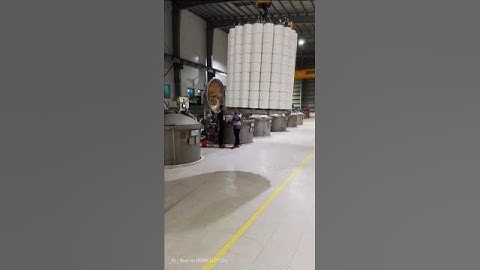 Unload this batch from yarn dyeing  machine