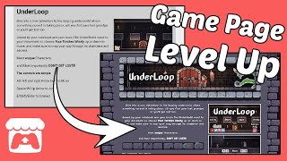 LEVEL UP your Itch.io Game Page | Master Itch.io #2
