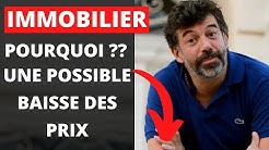 CRISE FINANCIERE: POURQUOI la BAISSE de L'IMMOBILIER est POSSIBLE?