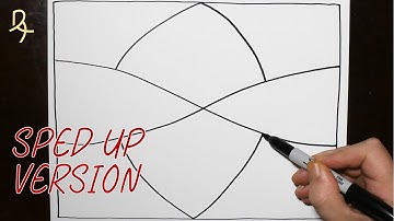 Spiral Drawing | Cracker Express 3D Abstract Pattern / Satisfying and Relaxing Art Technique