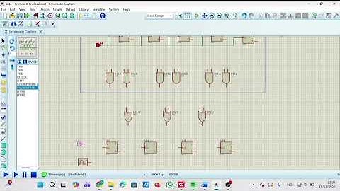 Simulasi Register SIPO, PISO, dan PIPO Menggunakan Proteus