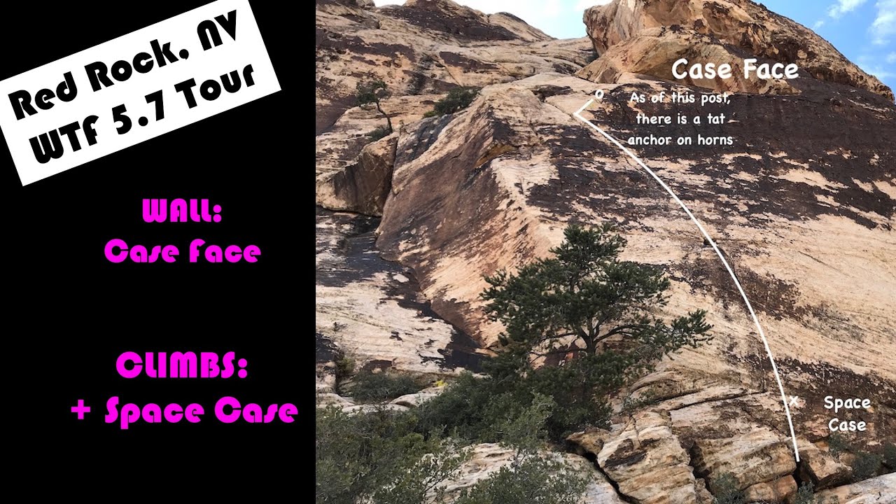 Space Case - Case Face Wall - Willow Springs - Red Rock Canyon - WTF 5.7 Tour