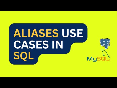 Aliasing in SQL