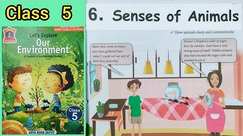 SENSES OF ANIMALS - Class 5 (Chapter 5 ) -# Lets explore our environment # E.V.S# APS