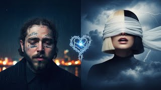 Post Malone ft Sia  – Light After Midnight | Lyrics Video