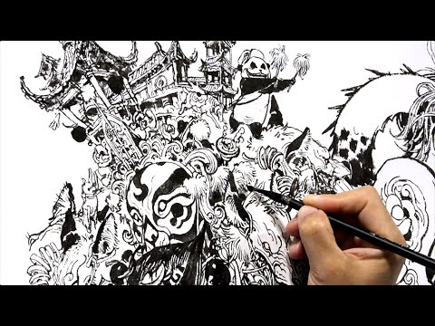 Drawing Show for Solo exhibition at Guangzhou, China 2018