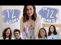 12 Looks In 12 Minutes... Chosen By YouTubers | Lucy Moon