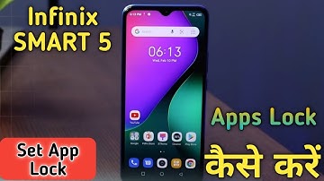 How To Set App Lock in infinix SMART 5,How To Set Apps Lock in infinix SMART 5, Apps Lock in infinix
