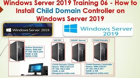 Windows Server 2019 Training - 06 How to Install Child Domain Controller on Windows Server 2019