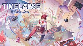 Lucky Pockets | Splash Art Illustration Speedpaint Timelapse