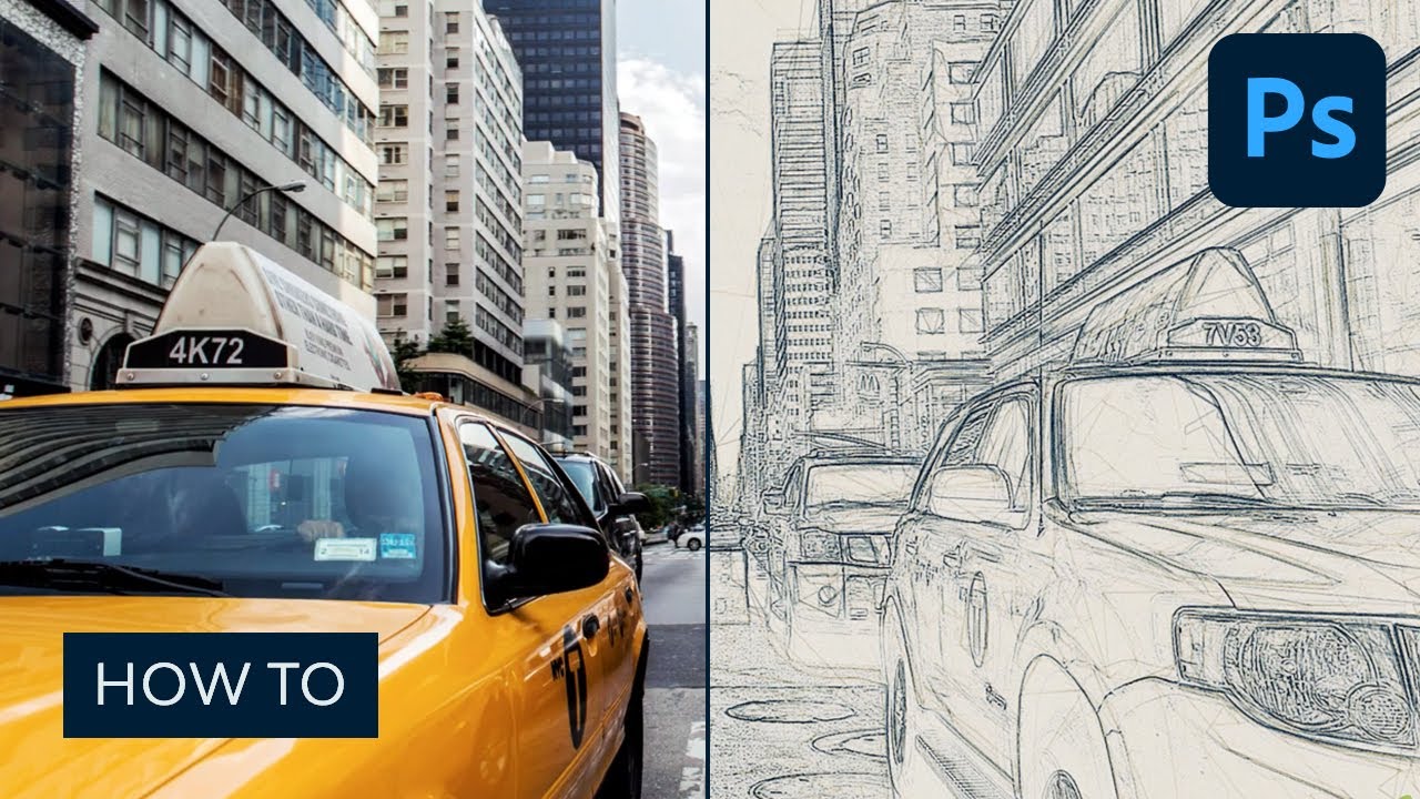 Vector Sketch Photoshop Action | Creative Market