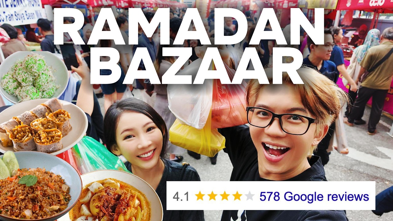 Our First Ramadan Bazaar in KL! 🌙🤯 (TTDI is Insane!) 🇸🇬➡️🇲🇾