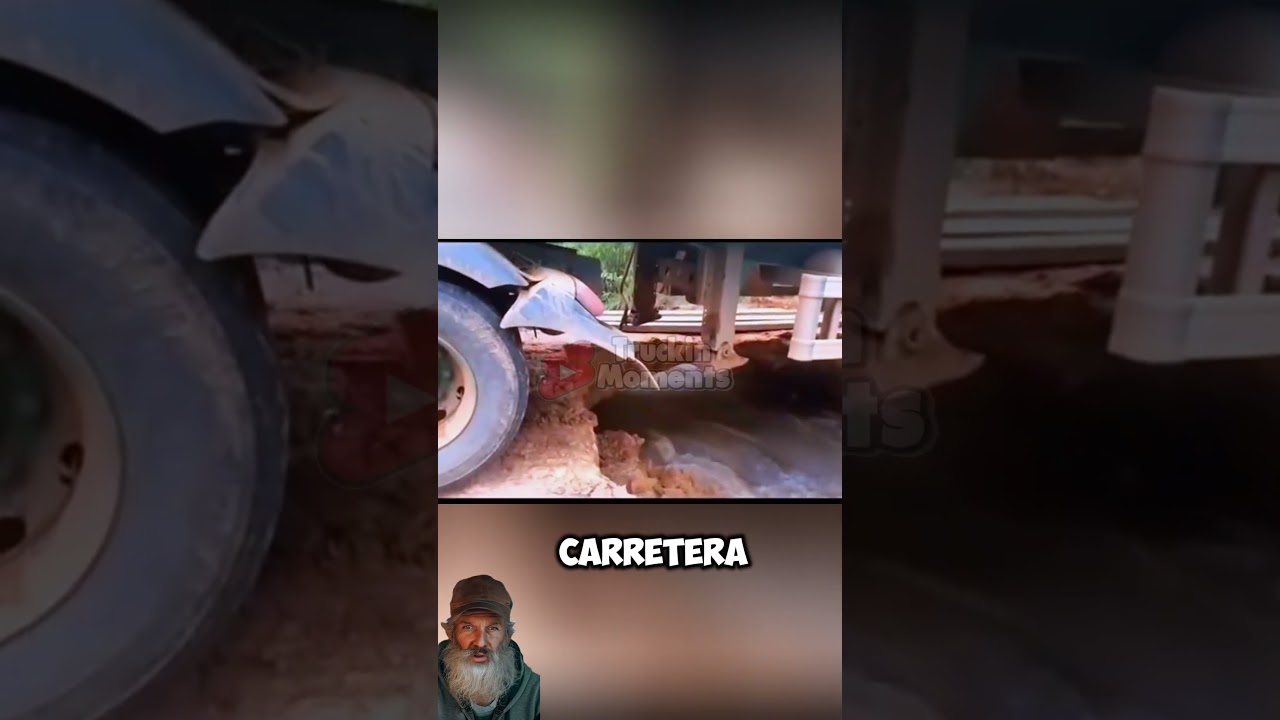 El agua se llevó toda la carretera 