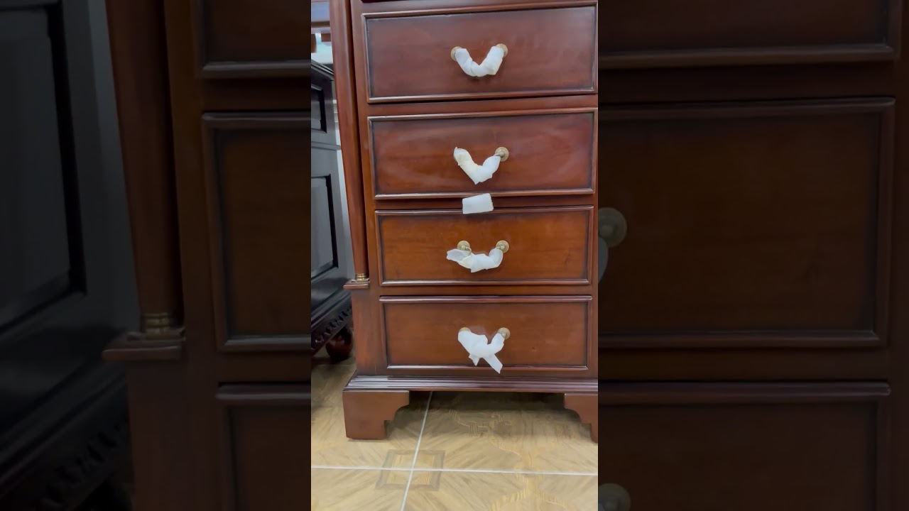 Комод PCD 04 Индонезия из массива красного дерева ручной работы 