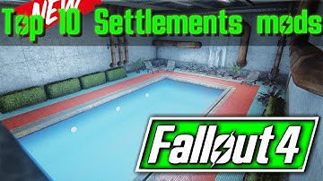 FALLOUT 4 TOP 10 ANOTHER SETTLEMENT HOME PLAYER HOMES MODS