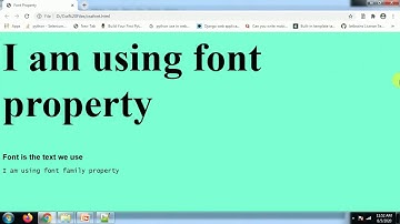 CSS FONT (PART -2) | By Mohit Sharma