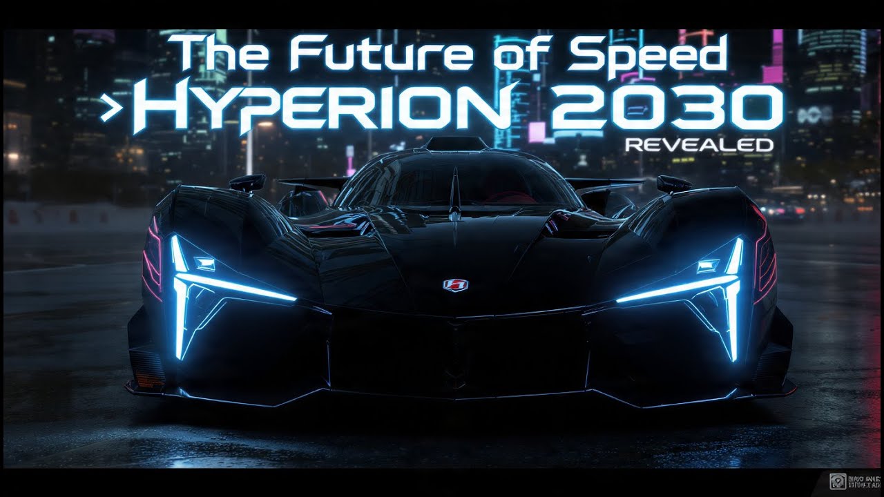 “The Future of Speed ⚡ Hyperion 2030 – Next Generation Electric Super car Reveal”
