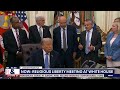 WATCH: President Trump hosts Religious Liberty meeting