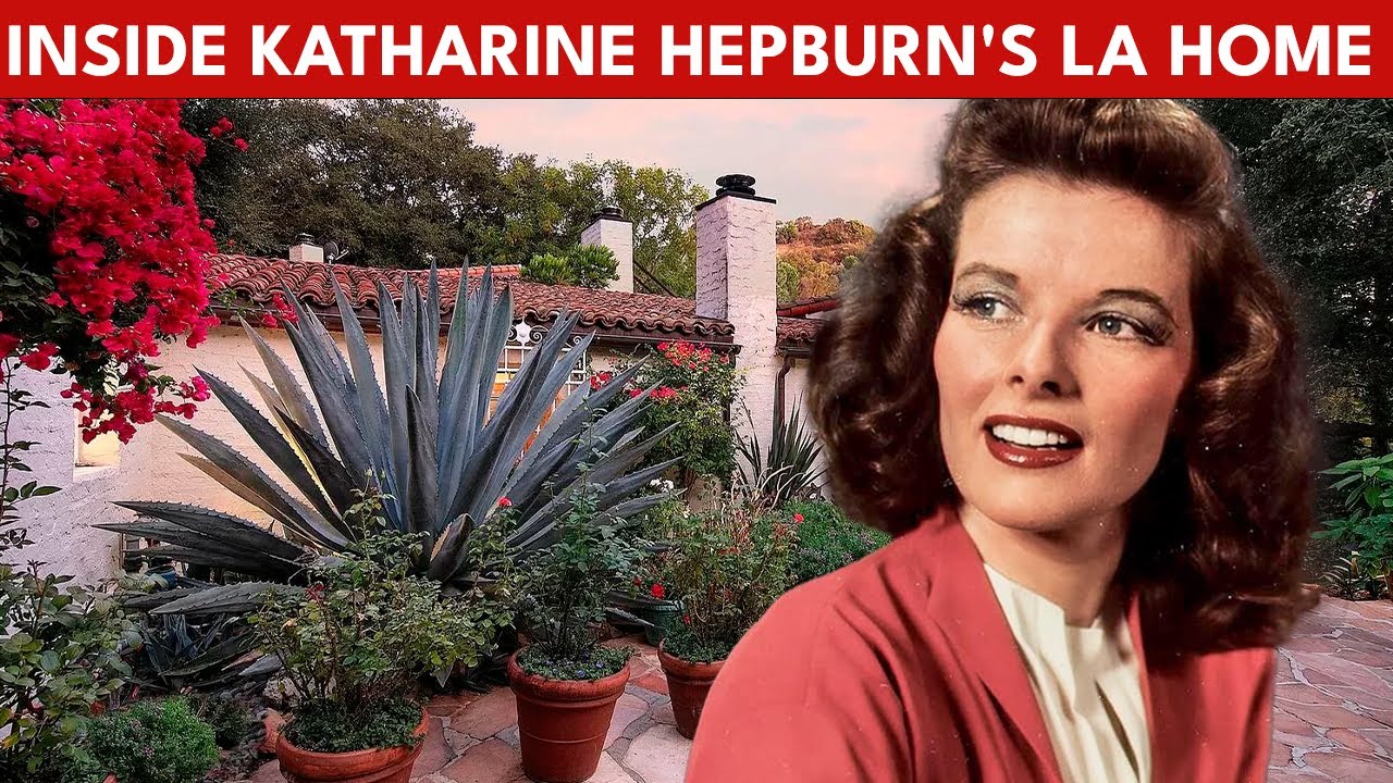 INSIDE Katharine Hepburn House Tour in Los Angeles Hepburn's Beverly
