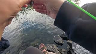 Fishing at Fremont in Seattle, Washington 