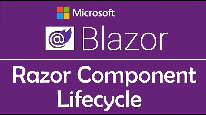 Blazor Tutorial : Razor Components | Lifecycle Methods - EP08