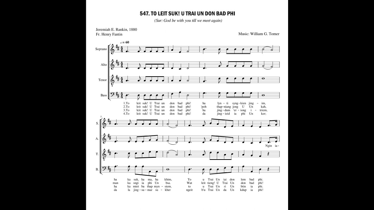 To Leit Suk ! U Trai Un Don Bad Phi ! (SATB)| LB No. 547
