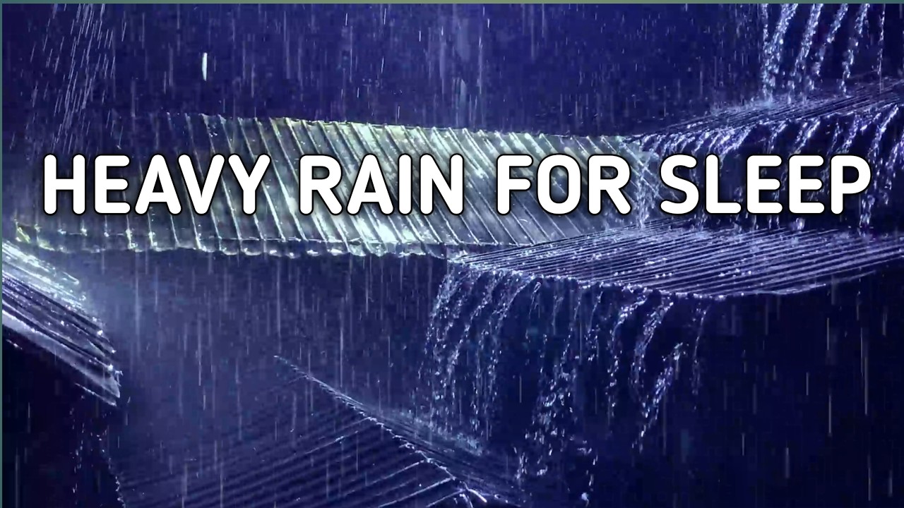 Powerful Rain and Thunder for Deep Sleep | Relaxing Night Rain Sounds ...