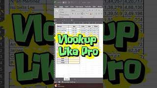Master VLOOKUP in Under 25 Seconds