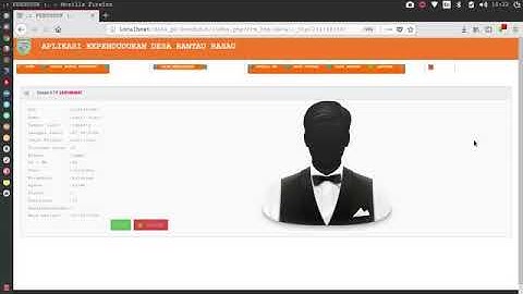 Sistem Informasi Kependudukan Berbasis web Codeigniter