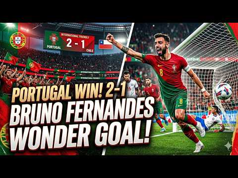 Bruno Fernandes STUNNING Goal! 🚀 Portugal vs Chile 2-1 Highlights | World Cup 2026 Warmup
