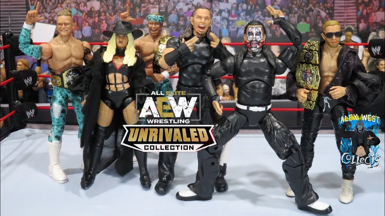 AEW Jazwares Unrivaled 16 New Matt & Jeff Hardy Boyz Figures! Full