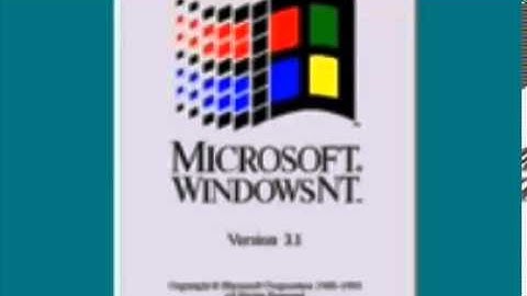Microsoft Windows NT Version 3.1 (1993) Startup Tada Trumpet