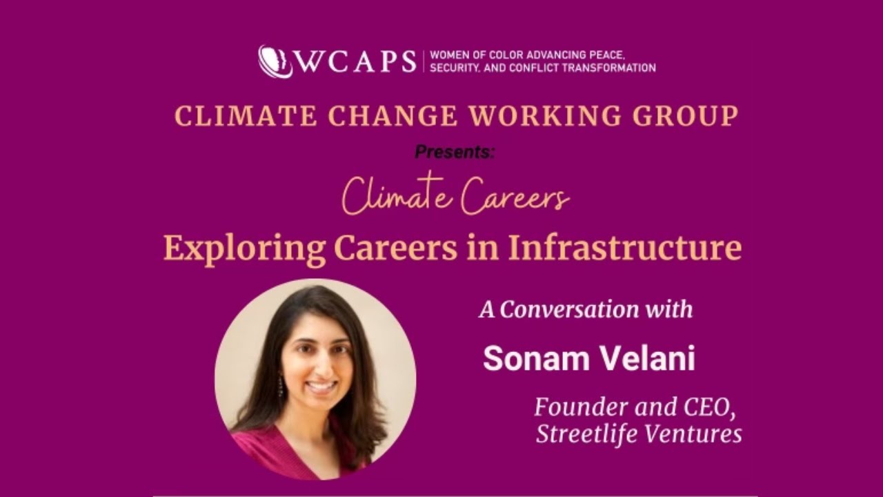 Climate Careers - "Exploring Careers in Infrastructure"