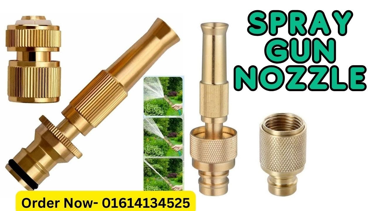 Spray Nozzle For Bike। Copper। car Wash Review in Bangla ।। top power