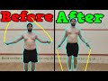 Jump rope every day for 30 days weigh loss transformation