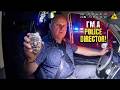 Fake Cop in a Marked Van Gets Pulled Over by a Real One