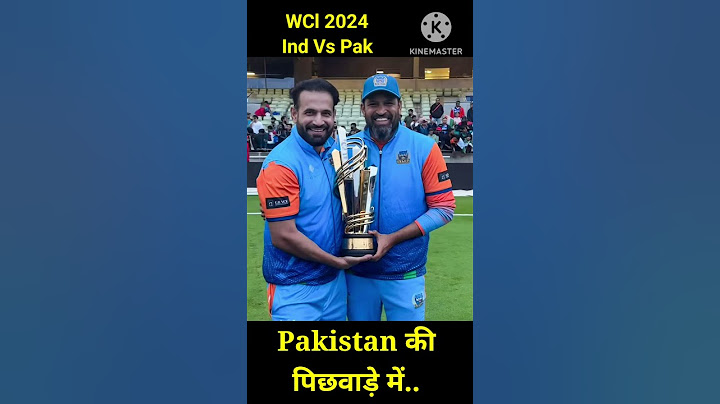 WCl 2024 Final Win Team India Against Pakistan, Ind Vs Pak World Championship Of Legends Final 2024