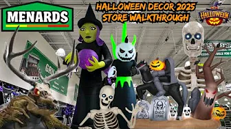 MENARDS Halloween Decor 2025 Store Walkthrough (Inflatables & Animatronics)