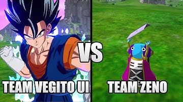 Team Vegito UI VS Team Zeno (CPU VS CPU) - Dragon Ball Sparking! Zero Mods