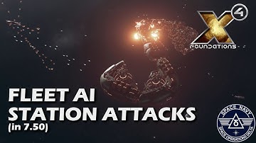 How To Attack Stations with Fleets using AI - X4 Foundations Fleet Strategy Guide