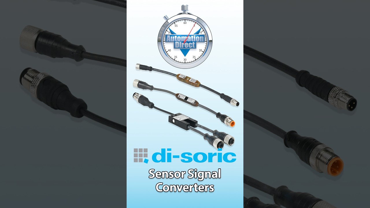Преобразователи сигналов датчиков Di-Soric от AutomationDirect