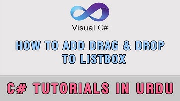 C# How to add drag and drop To ListBox In Urdu (Video 4)