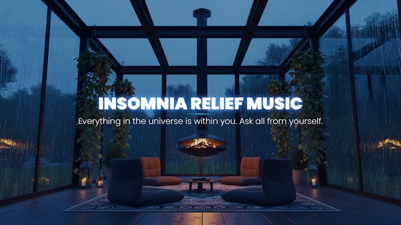 Fall Into Deep Sleep with Relaxing Kalimba Music + Insomnia | Rain Sounds for Stress Relief, An