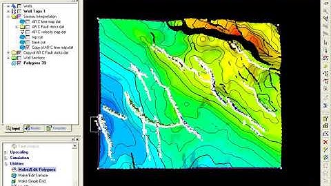 Petrel Schlumberger Eleminate faults outside polygon 6